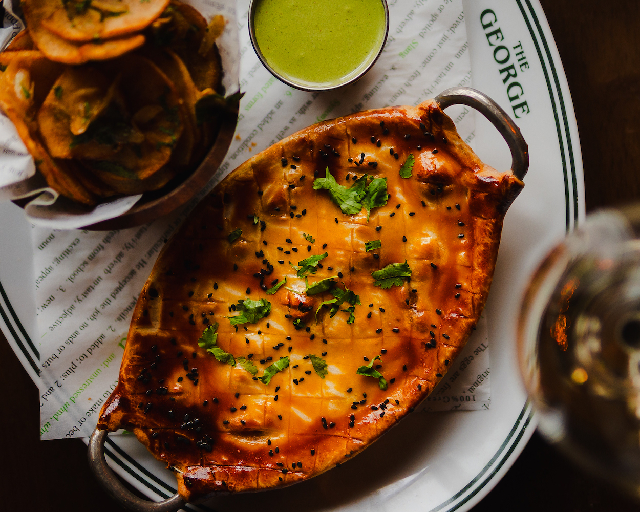 Burrata Butter Chicken Pie