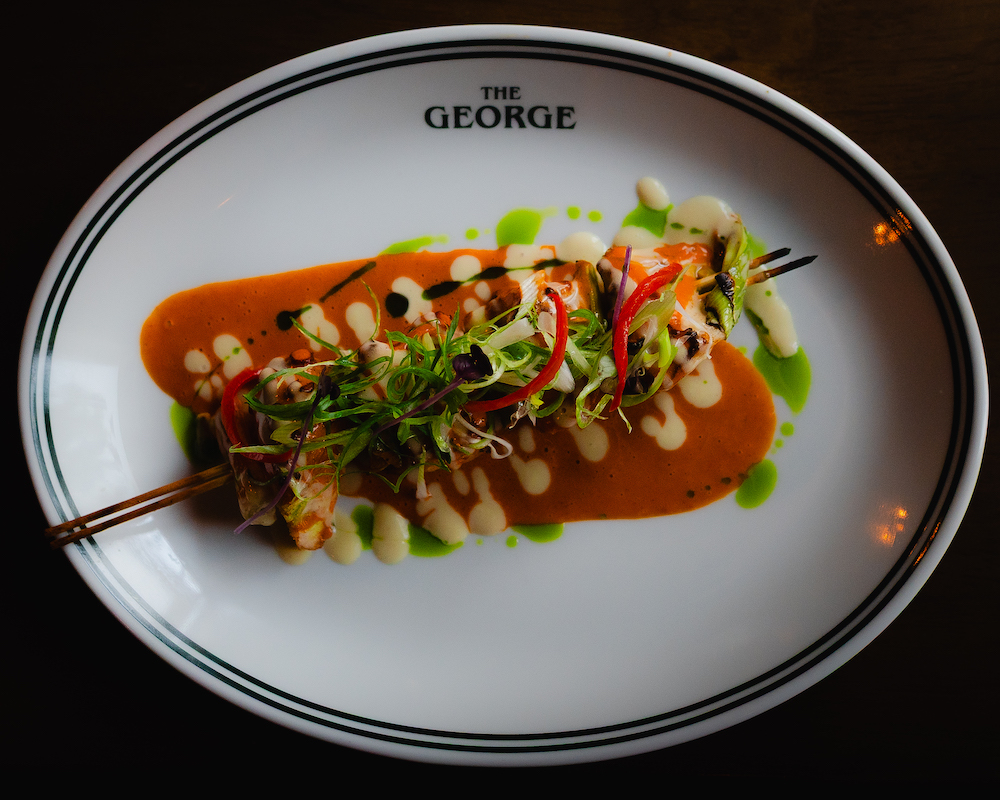 Grilled Octopus Skewer