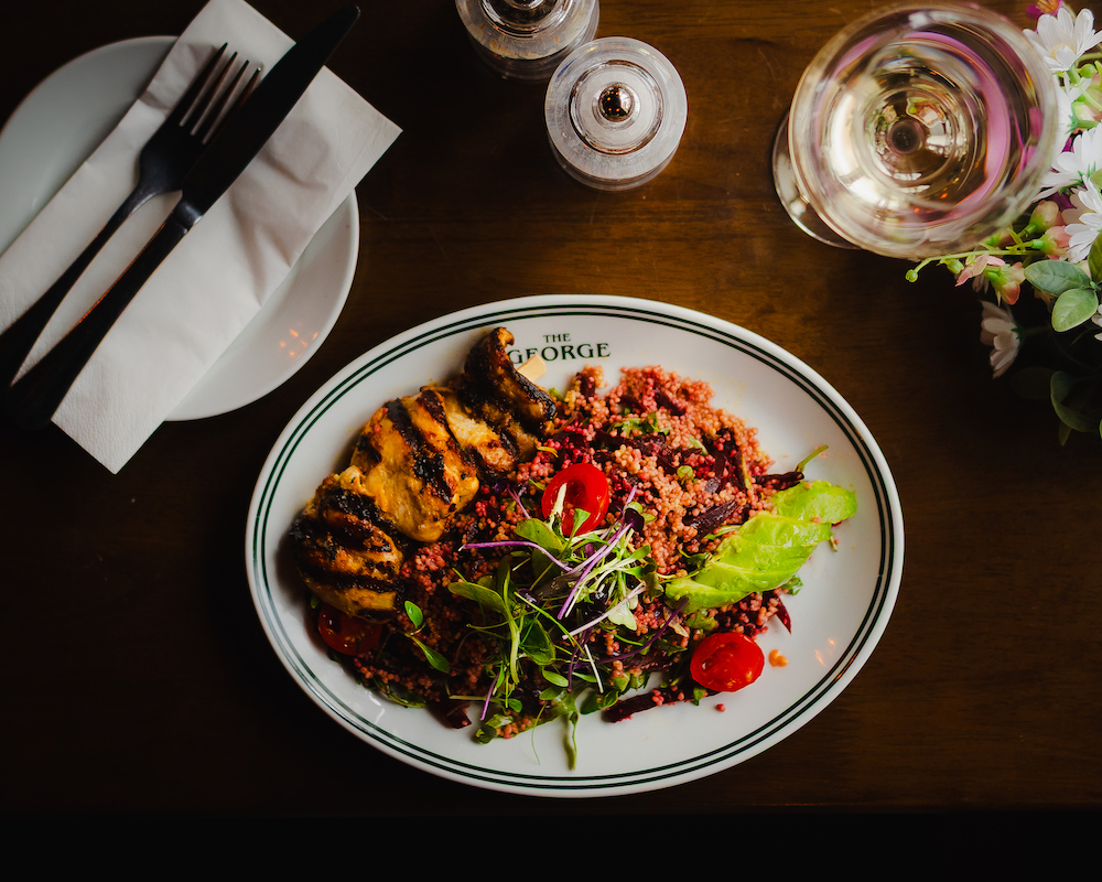 Moroccon Salad with Grilled Chicken